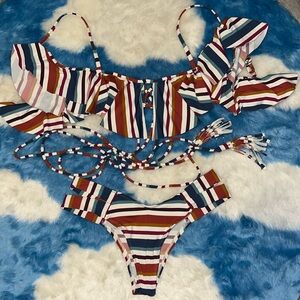 Montce 70s stripe caletta top size small uno bottom size large